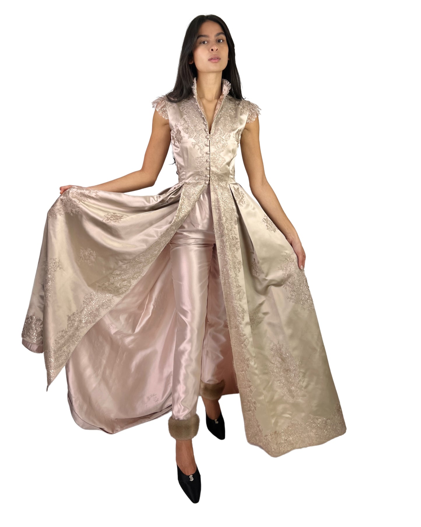 Haute Couture Pierre Balmain by Oscar de la Renta Fall 1998 Runway Ensemble