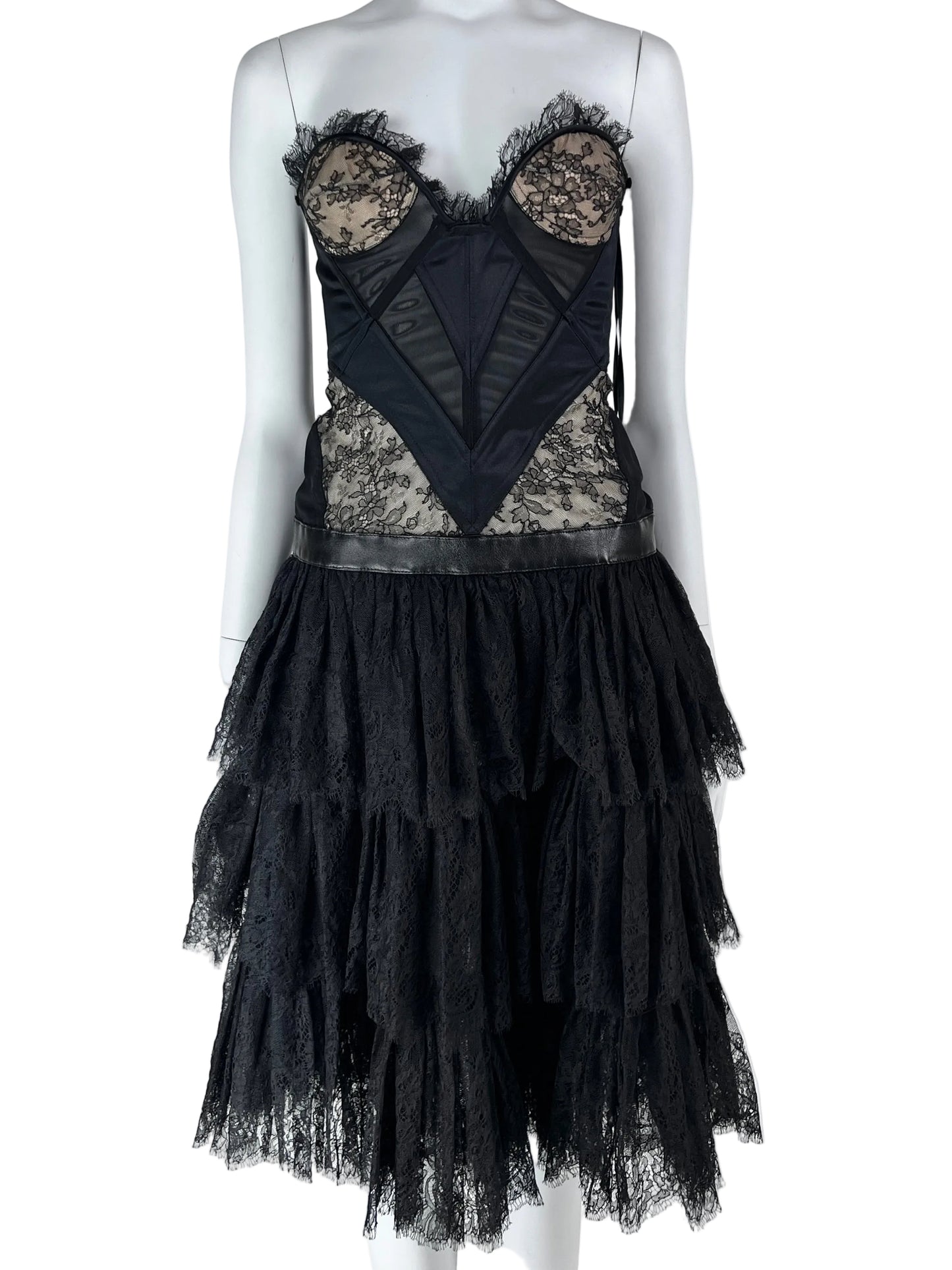 Alexander McQueen Fall 2003 Lace Corset Dress