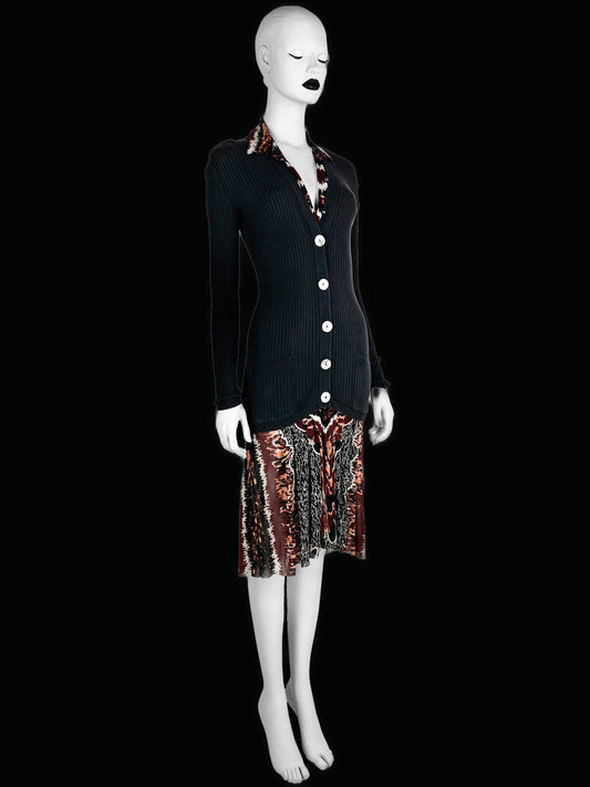 Jean-Paul Gaultier Spring 1997 Runway Cardigan-Dress