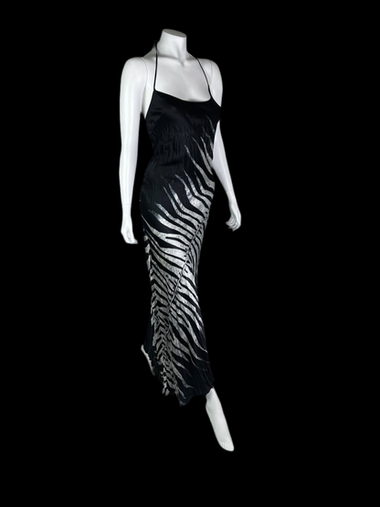 Roberto Cavalli Spring 2000 Printed Silk Dress