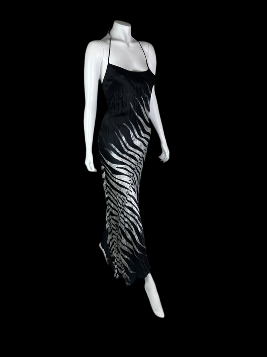 Roberto Cavalli Spring 2000 Printed Silk Dress