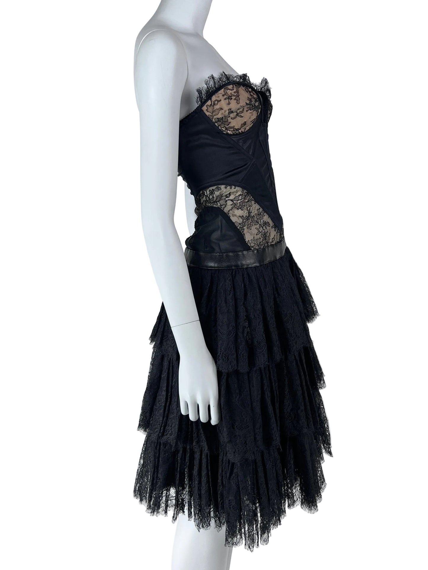 Alexander McQueen Fall 2003 Lace Corset Dress