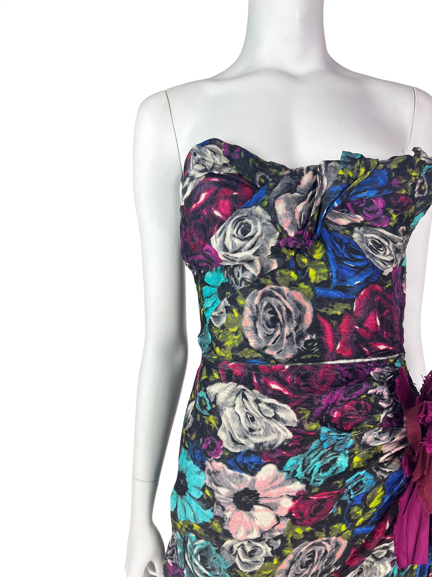 Lanvin by Alber Elbaz Resort 2010 Dramatic Floral Silk Gown