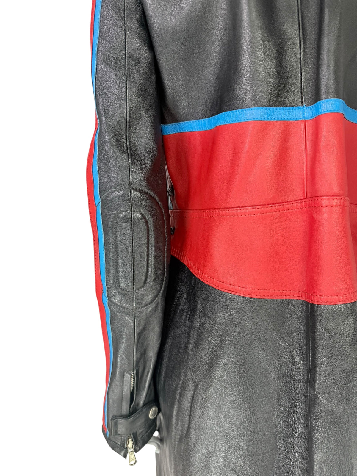 Rare Runway Dolce & Gabbana Spring 2001 Leather Moto Coat