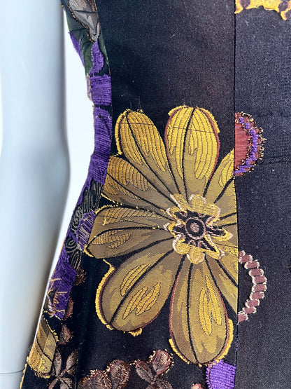 Oscar de la Renta Fall 2005 Floral Jacquard Strapless Ballgown