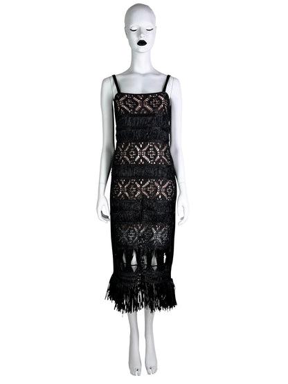 Jean-Paul Gaultier Spring 2013 Braided Raffia Dress