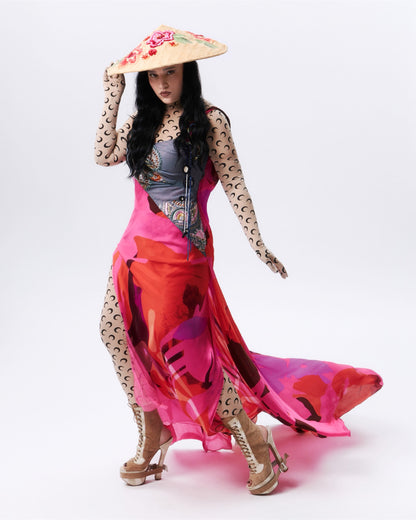Christian Lacroix Spring 2003 Silk Gown