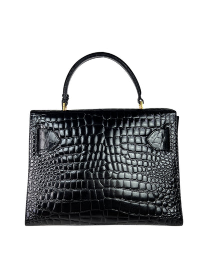 Gianni Versace Fall 1994 Mock Croc Medusa Kelly Satchel — “Princess Diana Handbag”