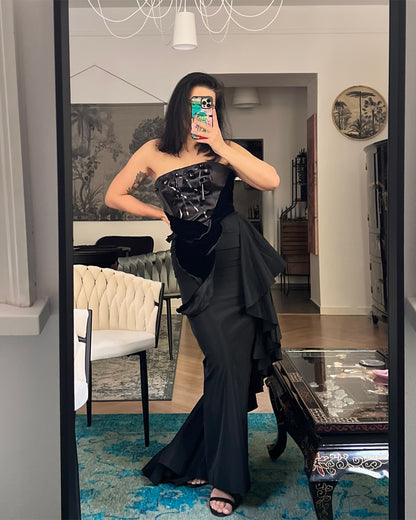 Christian Lacroix Fall 1999 Embellished Draped Gown