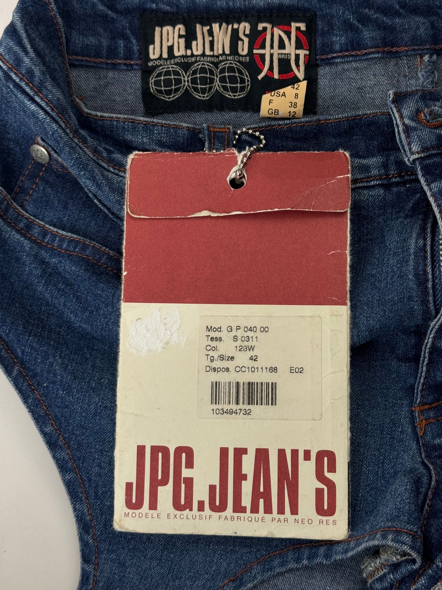 Rare 1990s Jean-Paul Gaultier JPG Jean’s Stockings Shorts-to-Jeans