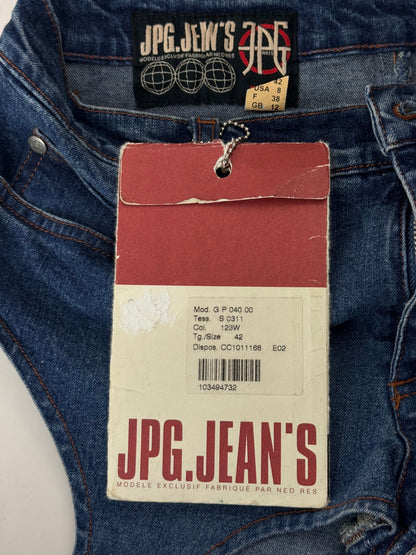 Rare 1990s Jean-Paul Gaultier JPG Jean’s Stockings Shorts-to-Jeans