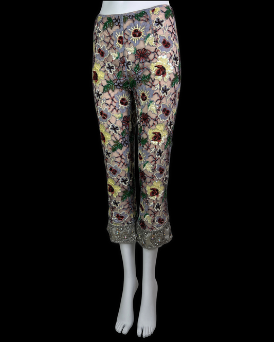 Dolce & Gabbana Fall 1999 Embellished Capri Pants
