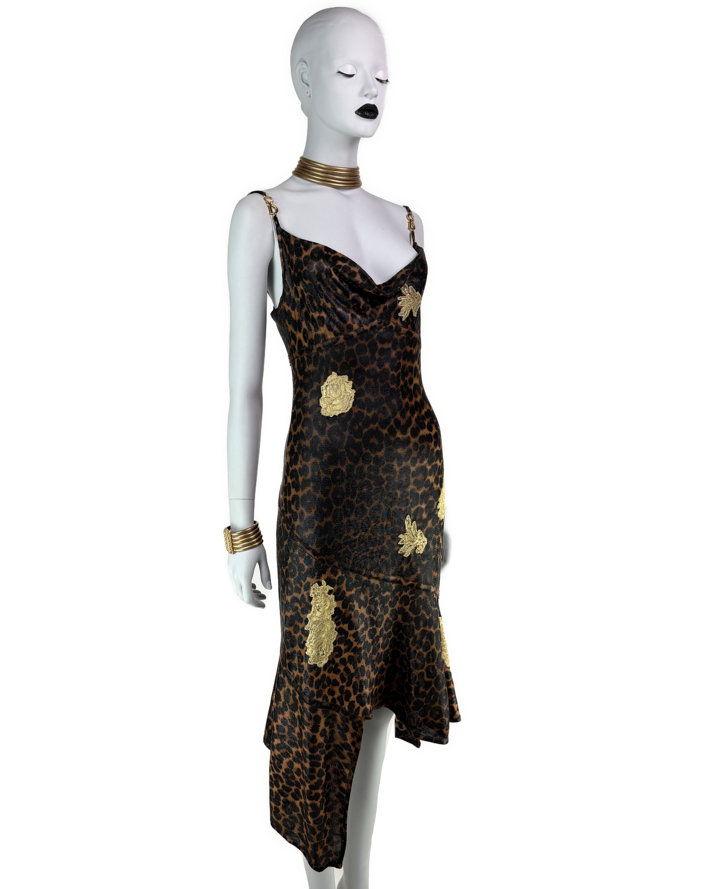 Dior by John Galliano Fall 2000 RTW Runway Leopard Slip Dress