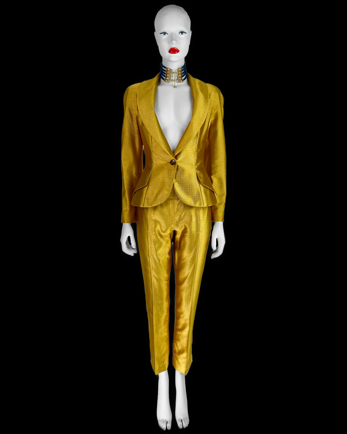 Dior by John Galliano Spring 1997 RTW Golden Silk Suit