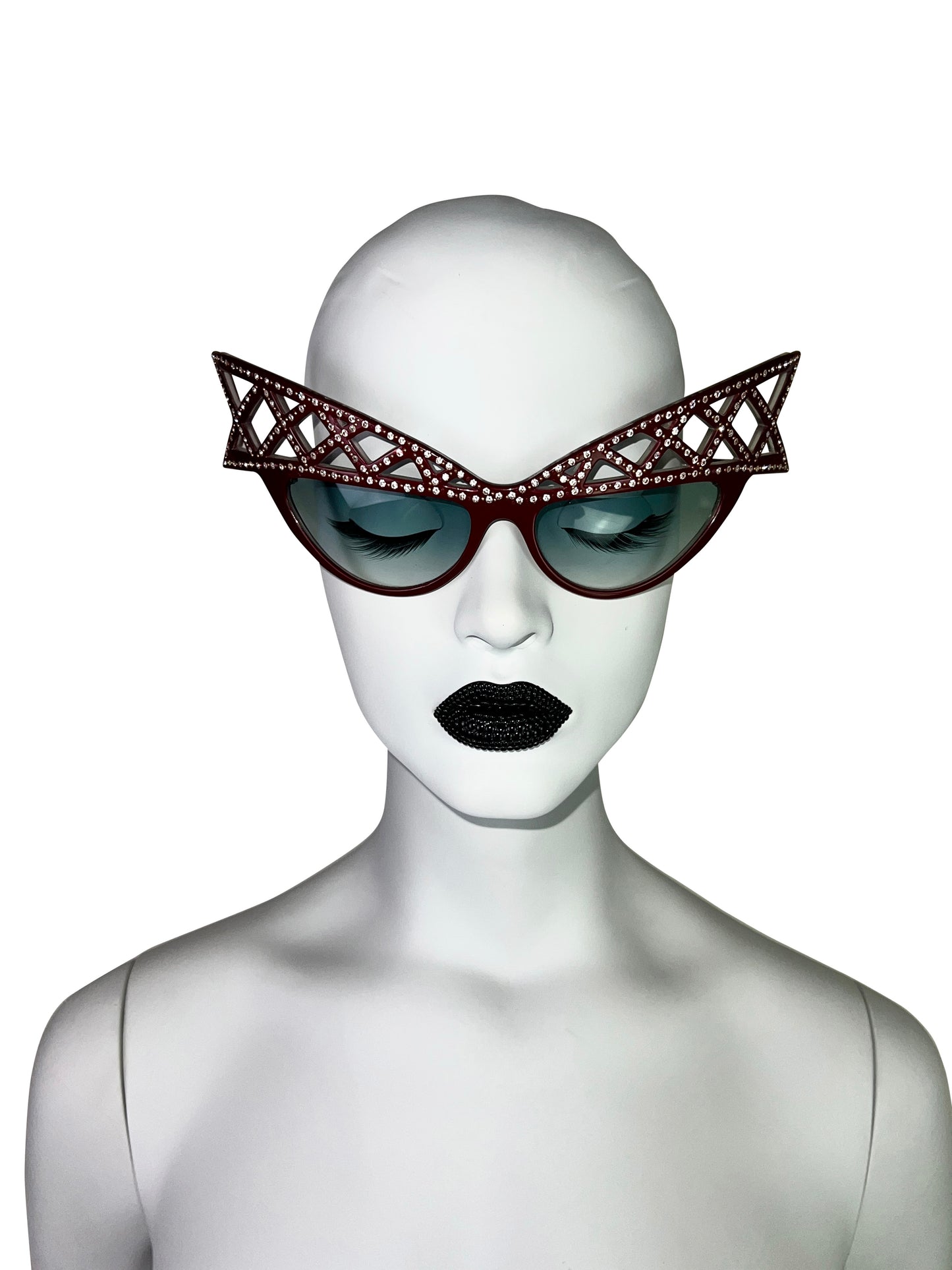Alain Mikli 1981 Bedazzled “WINGS” Sunglasses