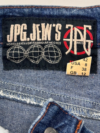 Rare 1990s Jean-Paul Gaultier JPG Jean’s Stockings Shorts-to-Jeans