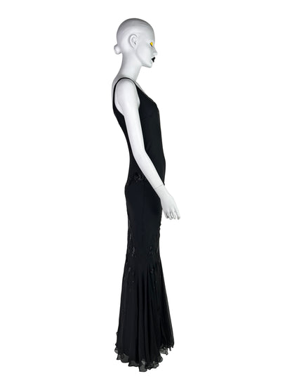 Dior by John Galliano Fall 2002 Bias Cut Beaded Gown