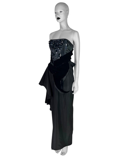 Christian Lacroix Fall 1999 Embellished Draped Gown