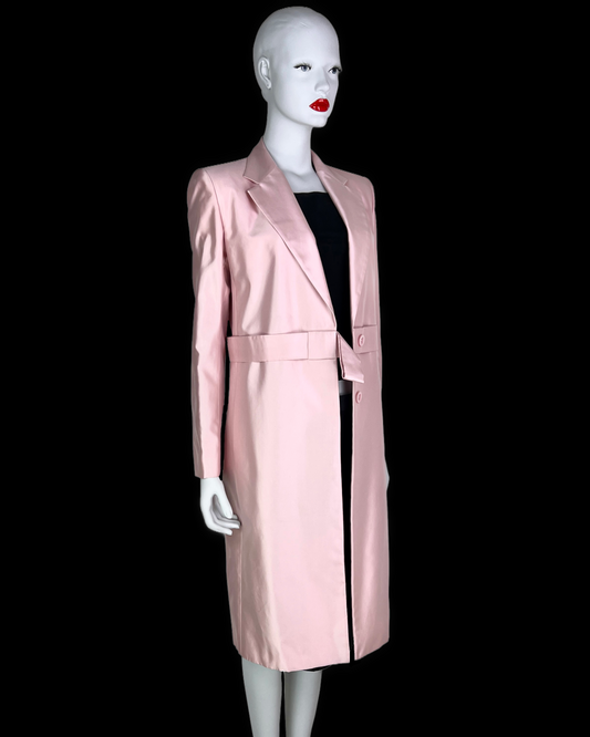 Gucci Spring 1998 Silk Coat in Pink