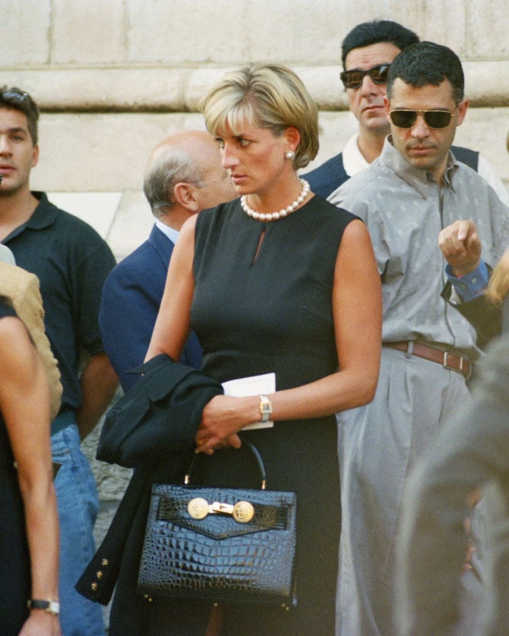 Gianni Versace Fall 1994 Mock Croc Medusa Kelly Satchel — “Princess Diana Handbag”