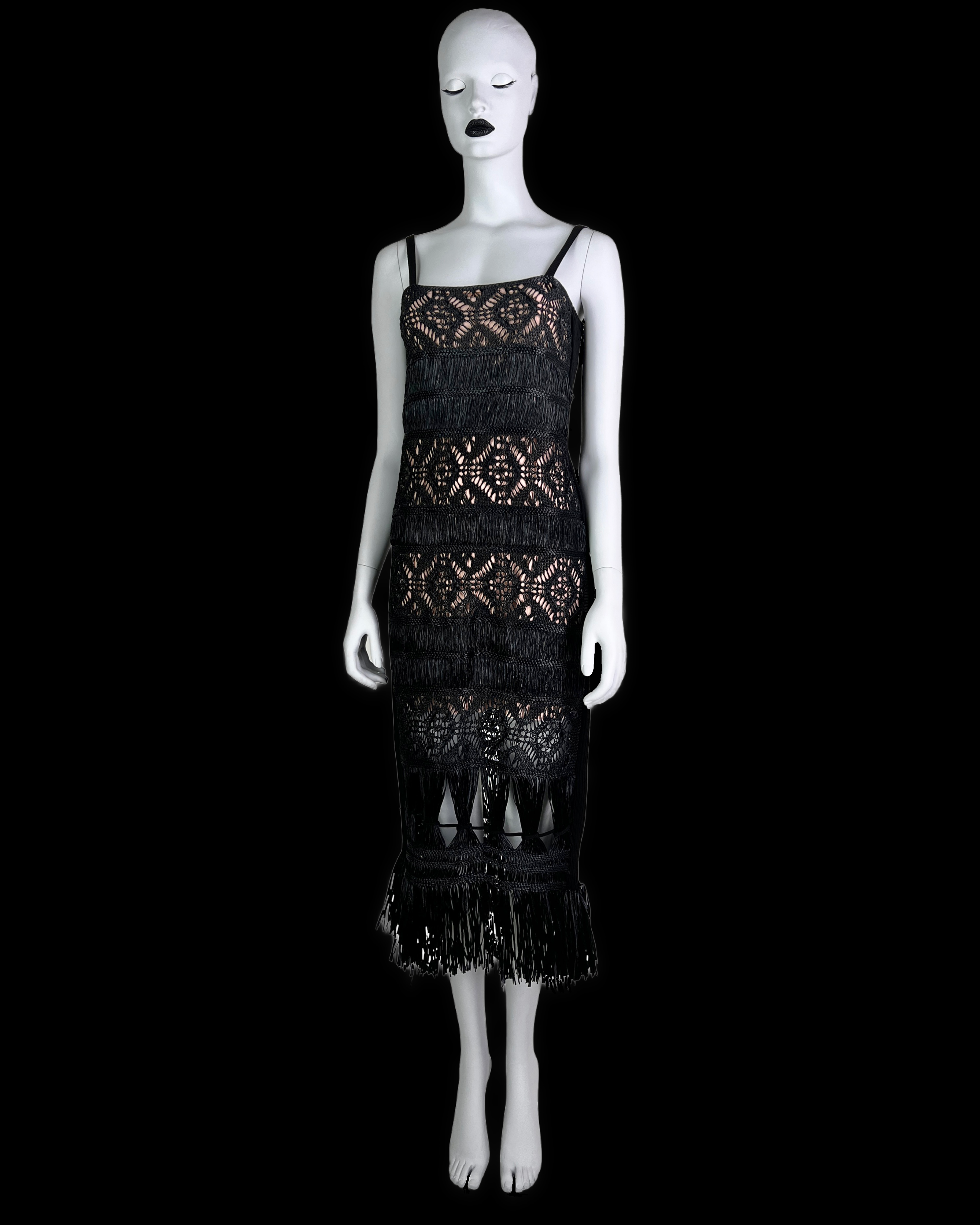 Jean-Paul Gaultier Spring 2013 Braided Raffia Dress