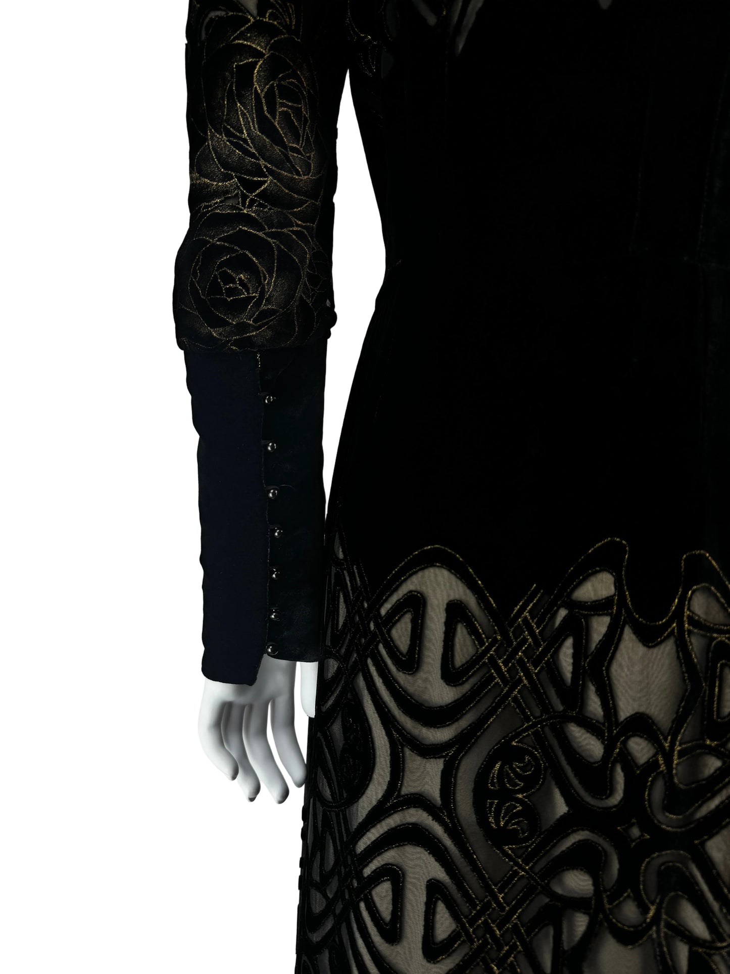 Roberto Cavalli Fall 2006 Velvet Coat / Dress
with Silk Lining