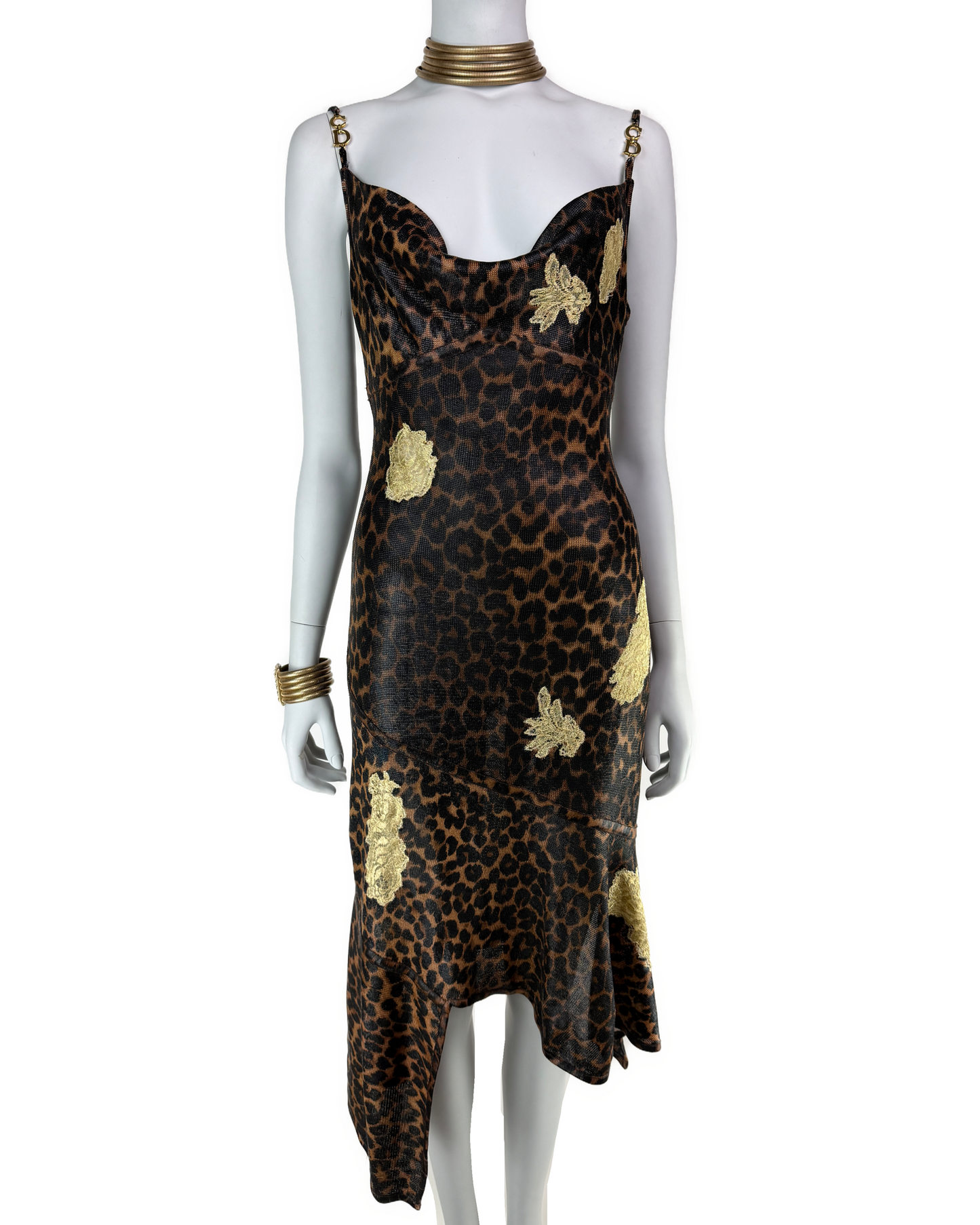 Dior by John Galliano Fall 2000 RTW Runway Leopard Slip Dress