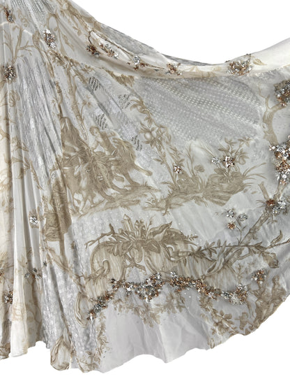 Archival Roberto Cavalli Resort 2015 Embellished Silk Boho Gown