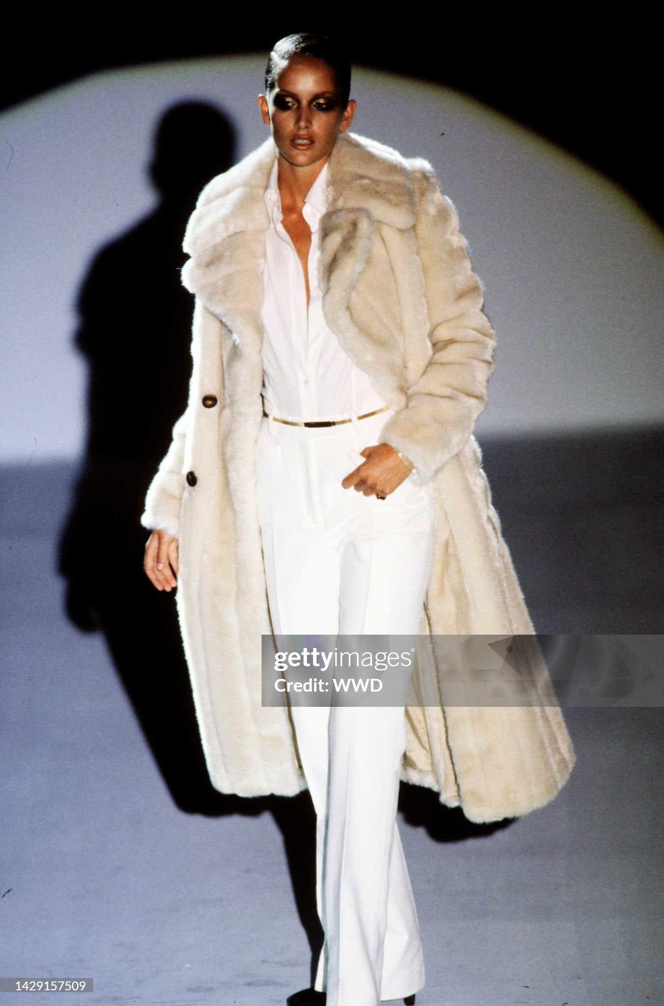 Gucci by Tom Ford Fall 1996 Faux Fur Coat