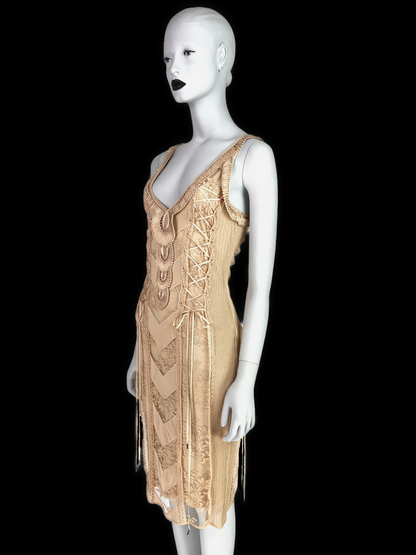 Dior by John Galliano Spring 2006 Knit Playsuit Dress