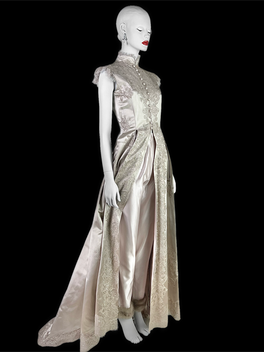 Haute Couture Pierre Balmain by Oscar de la Renta Fall 1998 Runway Ensemble