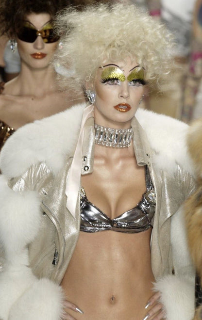 Dior by John Galliano Spring 2004 Runway Plexiglass Crystal Choker