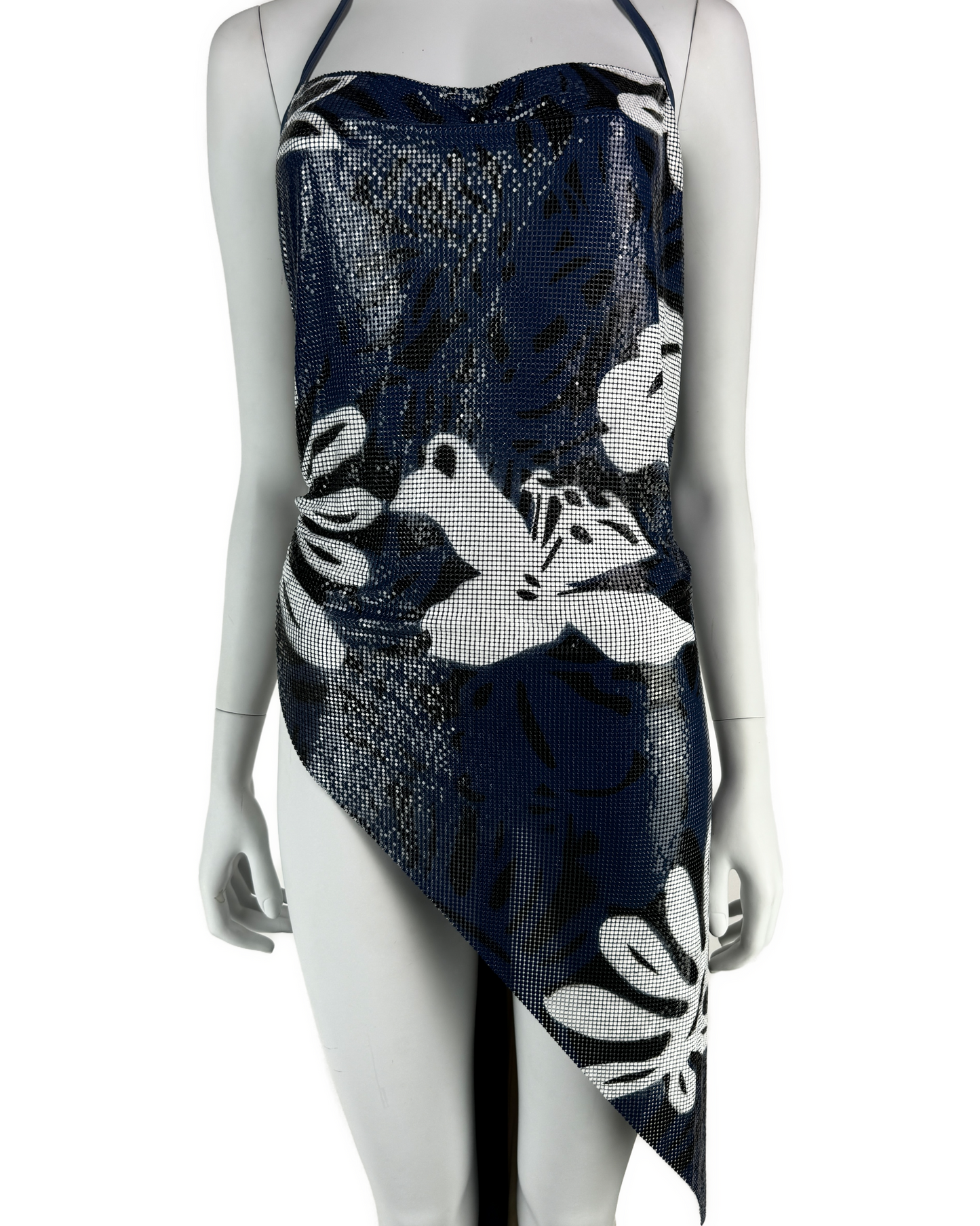 Gianni Versace Spring 1984 Oroton Metal Mesh Tunic Top