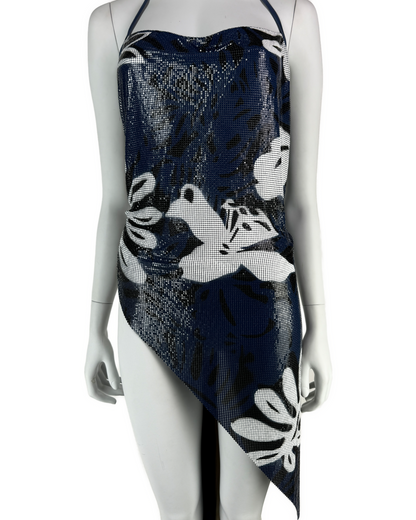 Gianni Versace Spring 1984 Oroton Metal Mesh Tunic Top