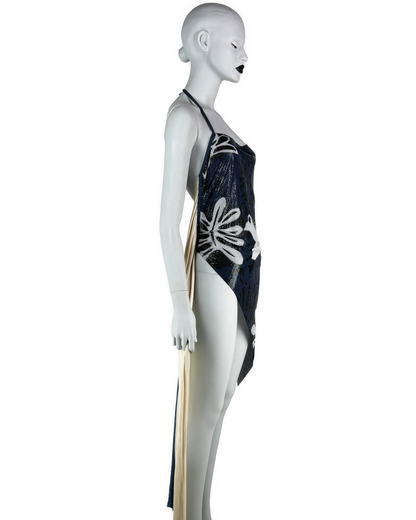 Gianni Versace Spring 1984 Oroton Metal Mesh Tunic Top