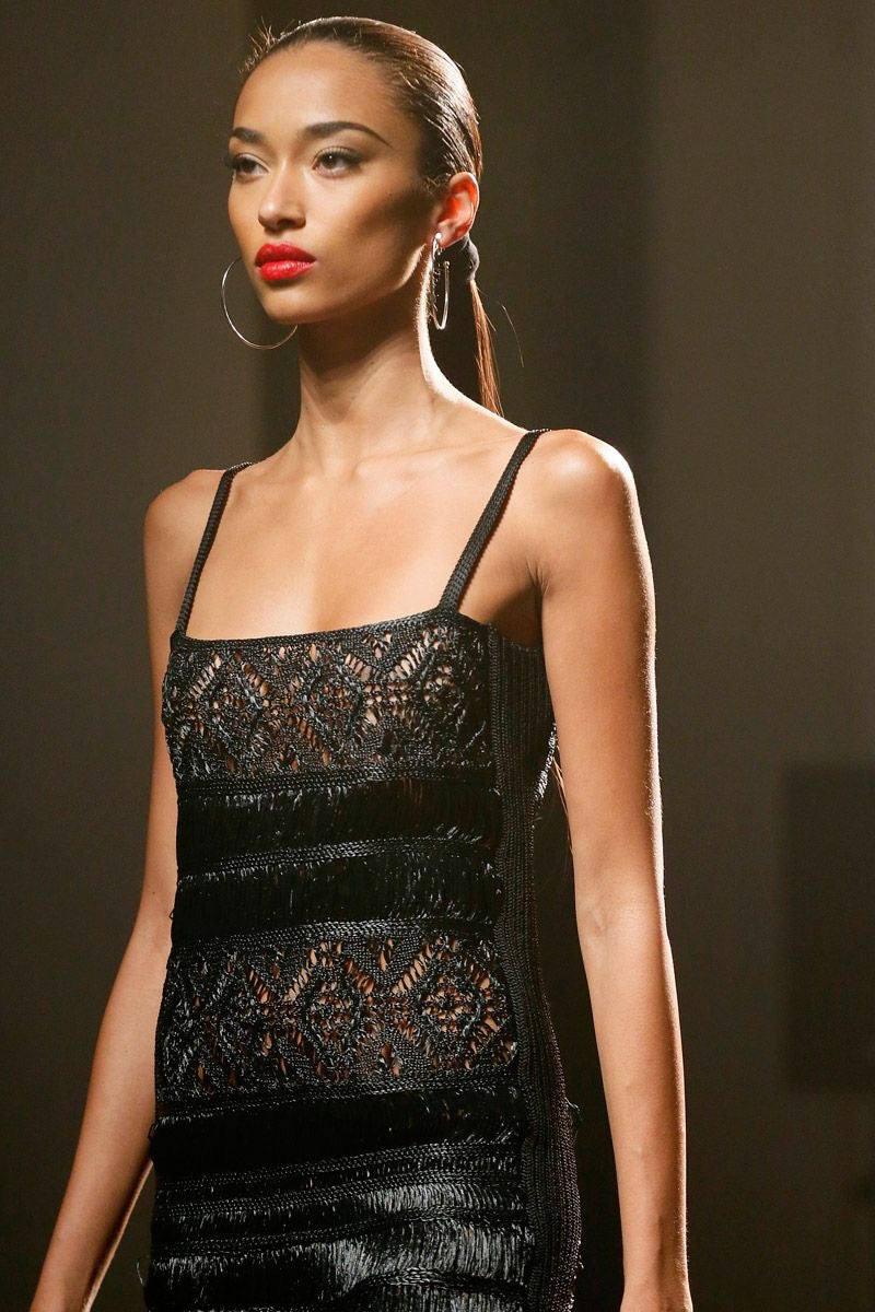 Jean-Paul Gaultier Spring 2013 Braided Raffia Dress