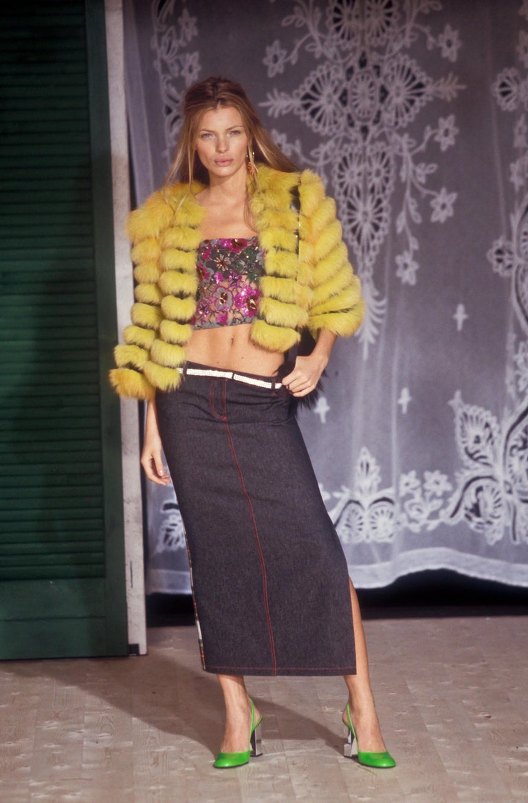 Dolce & Gabbana Fall 1999 Fox Fur Jacket