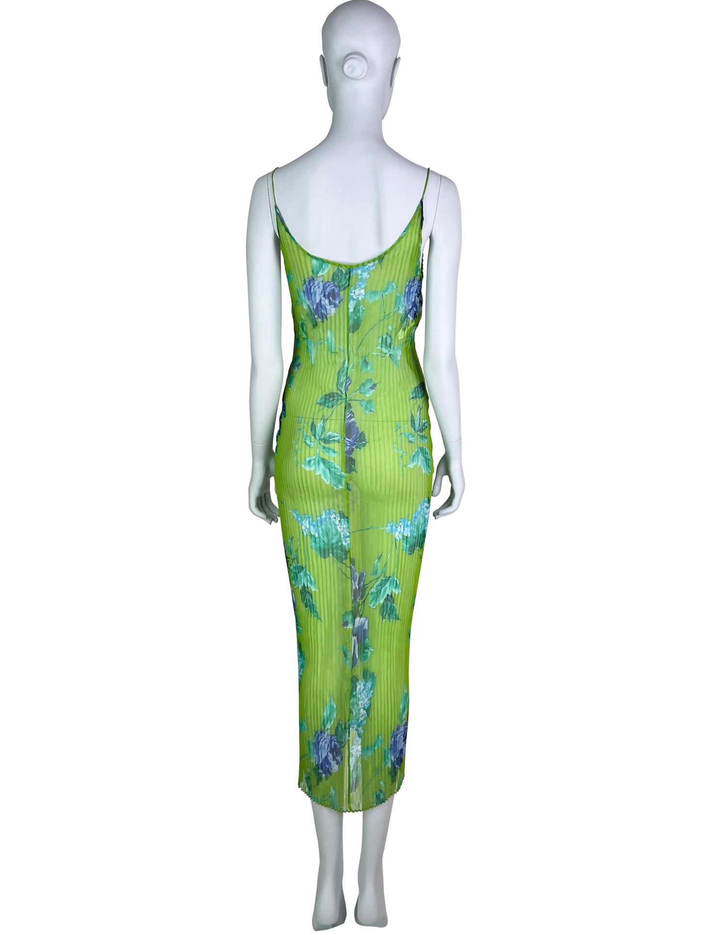 Dolce & Gabbana Fall 2000 Plisse Silk Dress