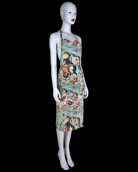Jean-Paul Gaultier Spring 1998 Frida Kahlo Apron Dress