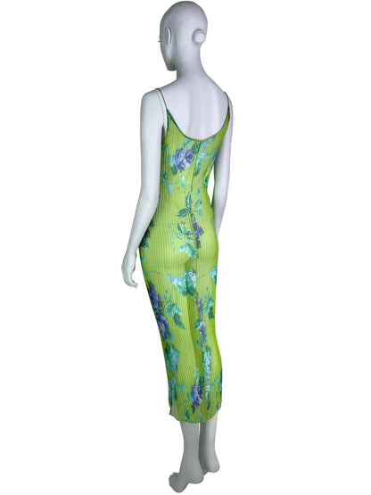 Dolce & Gabbana Fall 2000 Plisse Silk Dress