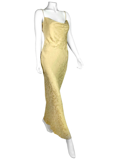 Dior by John Galliano Spring 1998 Jacquard Gown