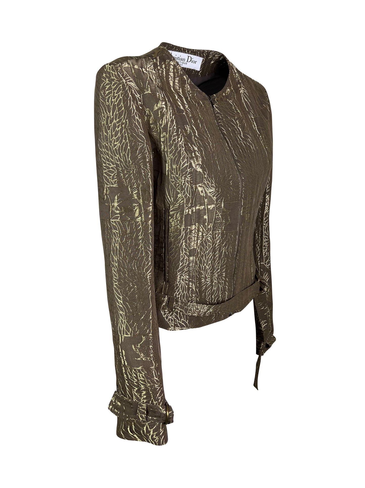 Dior Spring 2003 RTW Sample Jacquard Jacket