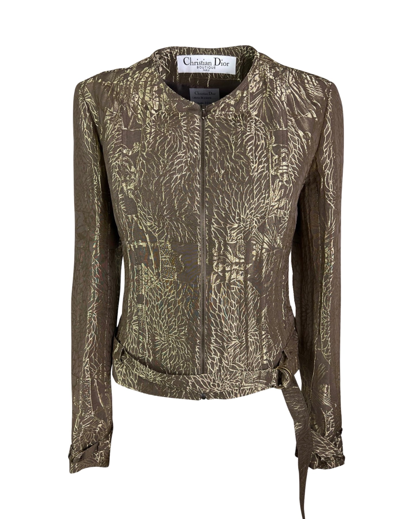 Dior Spring 2003 RTW Sample Jacquard Jacket