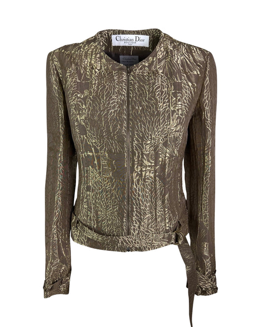 Dior Spring 2003 RTW Sample Jacquard Jacket