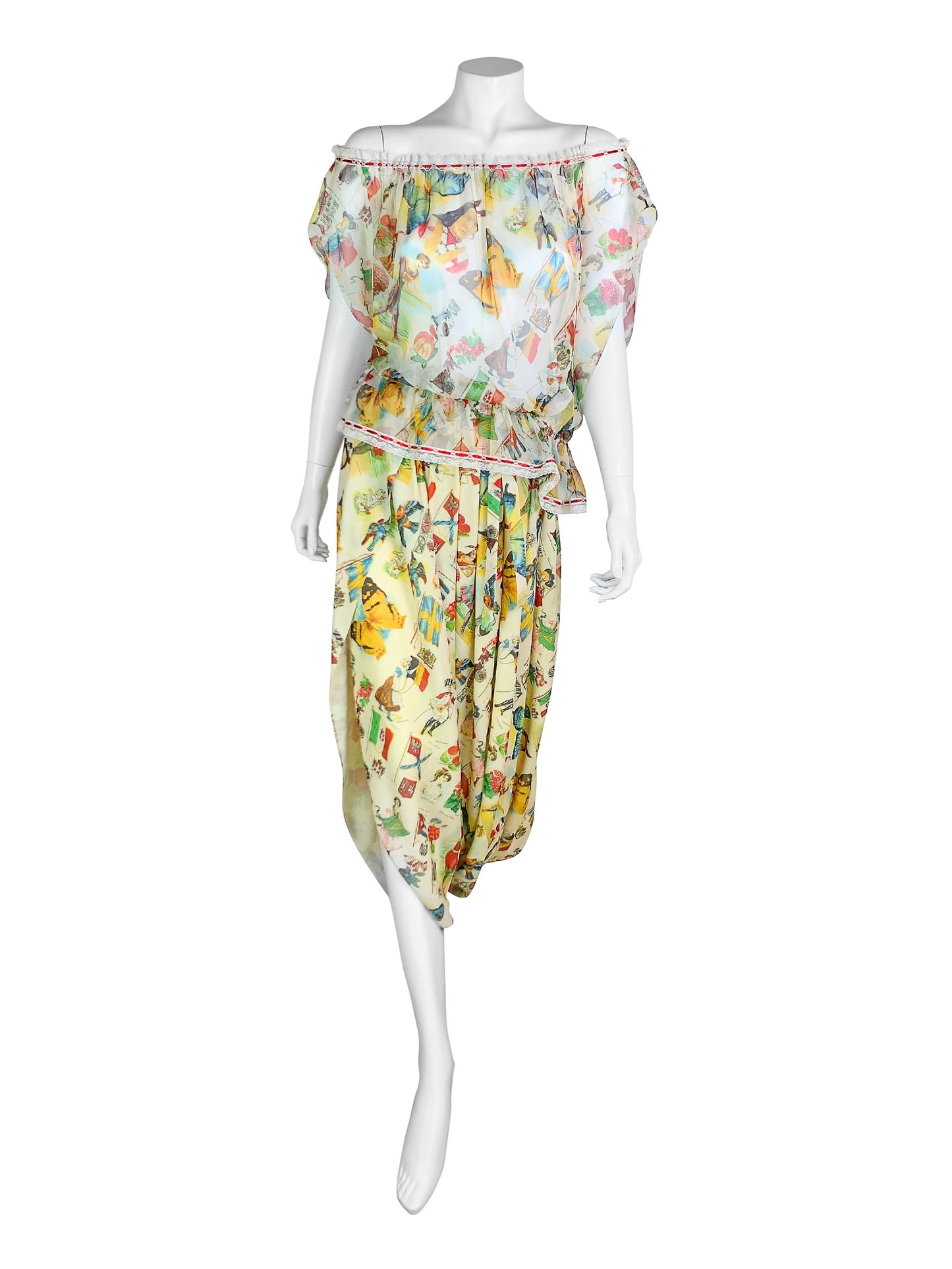 Dior Spring 2002 RTW Stamp Print Set