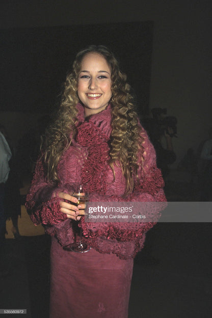 Dior Fall 2000 Openwork Oversized Sweater