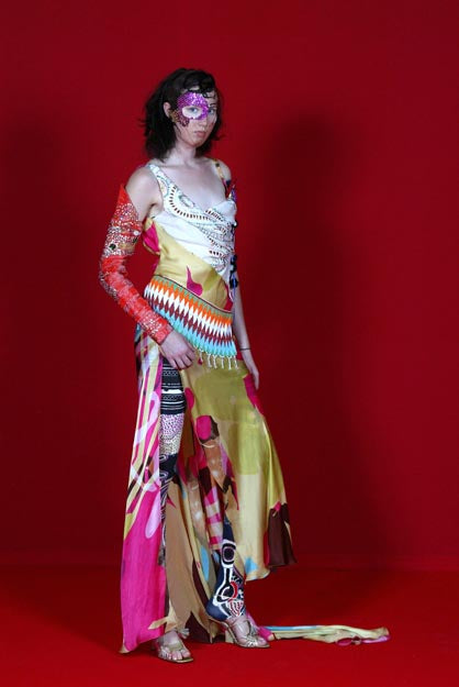 Christian Lacroix Spring 2003 Silk Gown