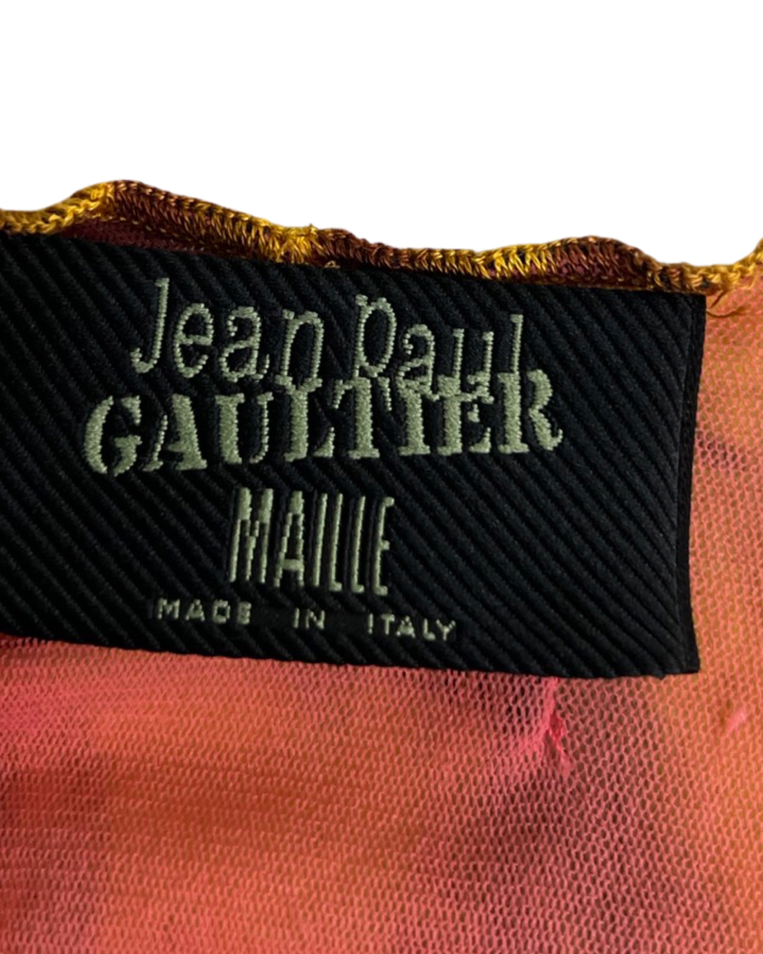 Jean-Paul Gaultier Spring 1999 Venus De Milo Mesh Dress