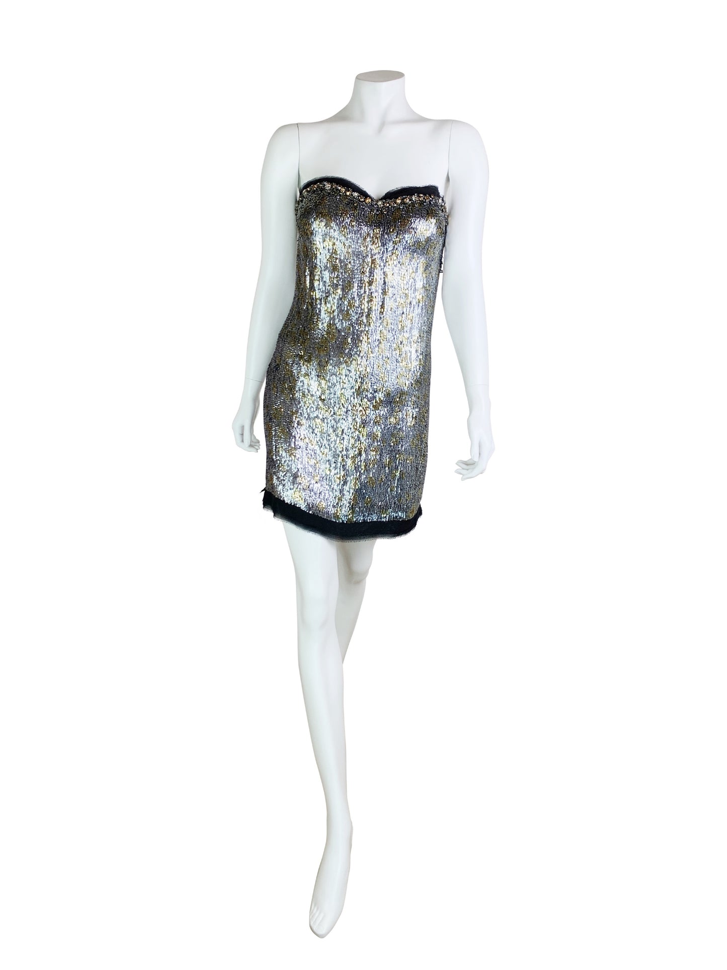 Roberto Cavalli Bejeweled Mini Dress