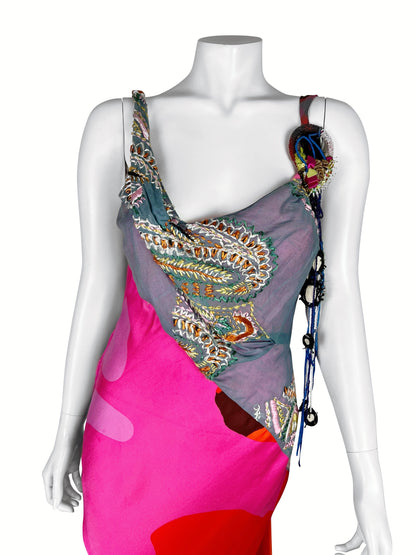 Christian Lacroix Spring 2003 Silk Gown